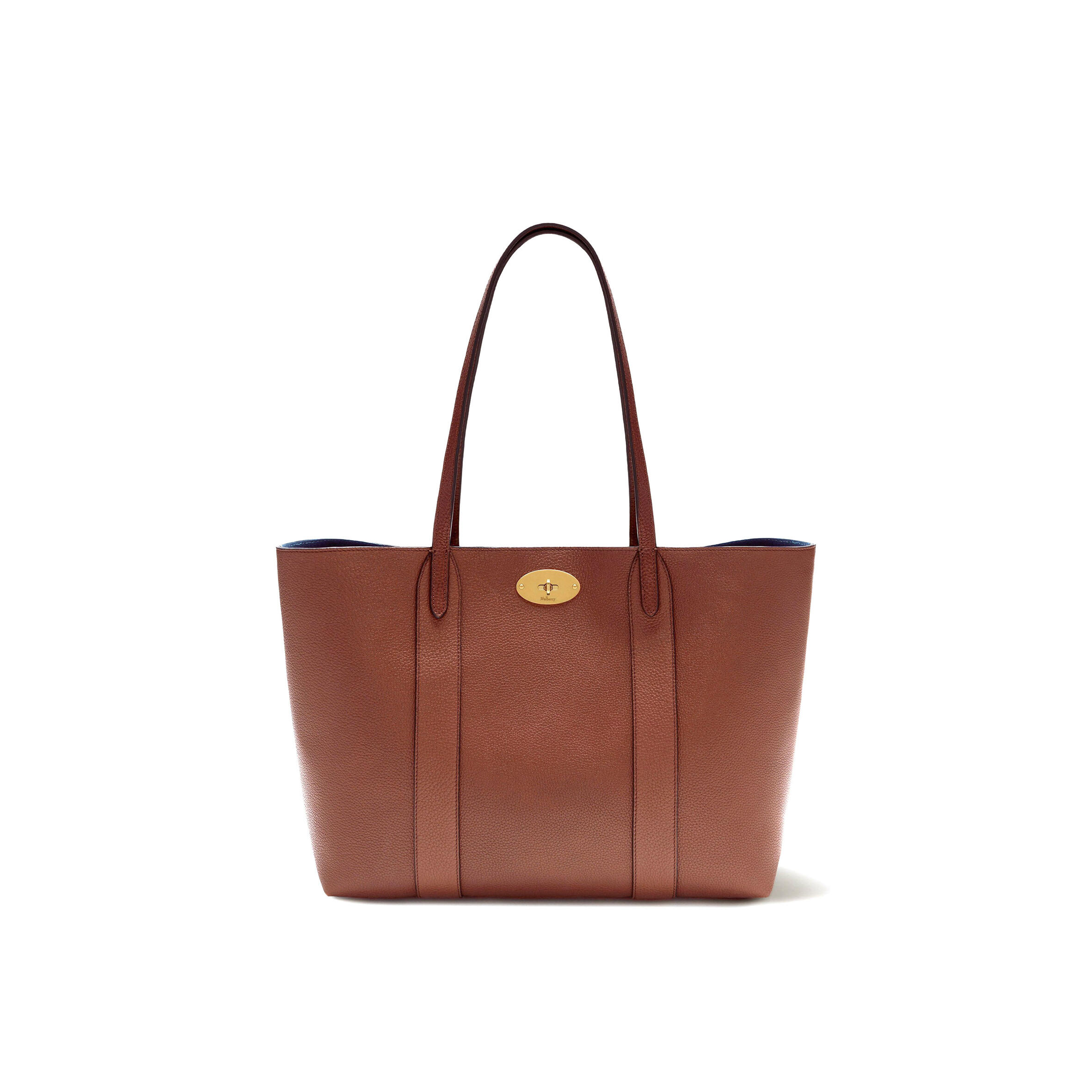 MULBERRY BAYSWATER TOTE OAK SMALL CLASSIC GRAIN LEATHER HH8728-552G110 (36.2*28.57*12.7cm)